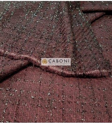 Tessuto Trama Chanel - Bordeaux